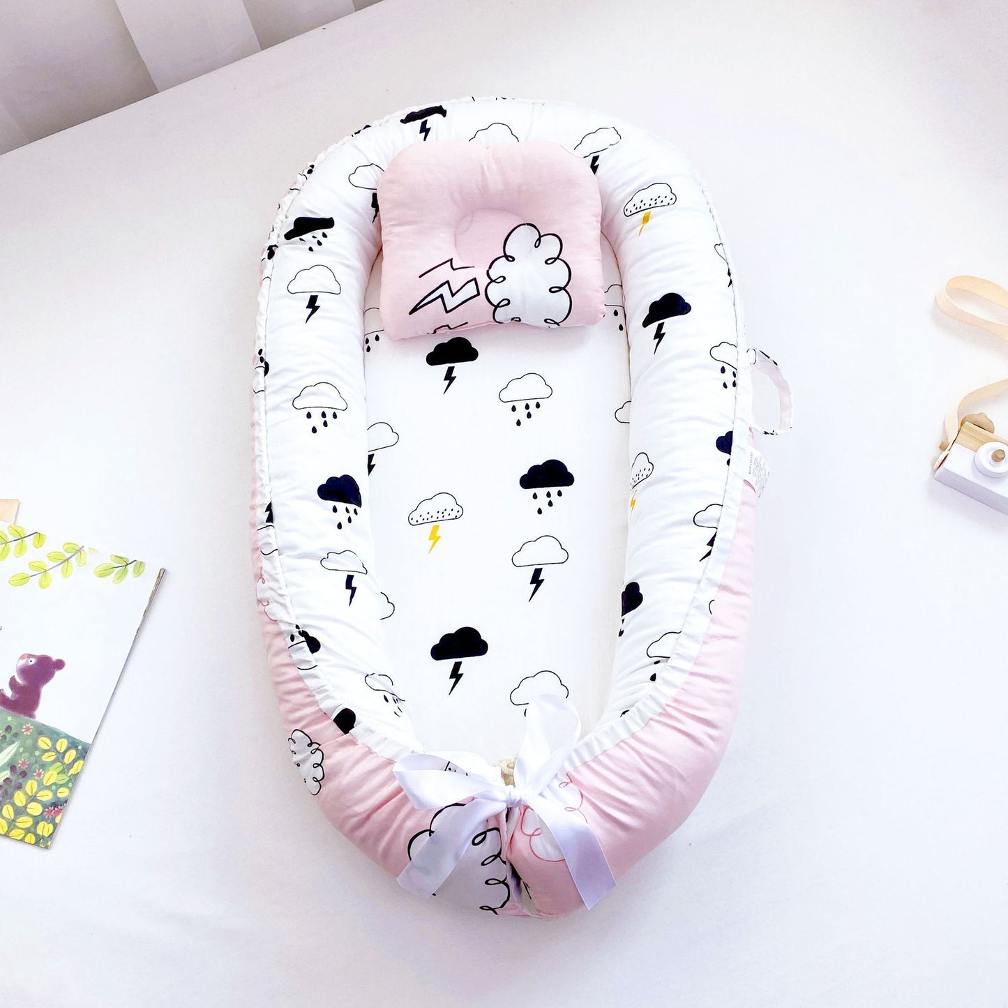 The SnuggleHaven Portable Baby Nest